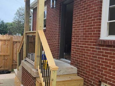Back Door Entrance Deck