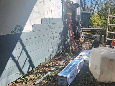 New Exterior Siding Installation