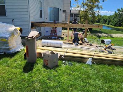 Professional Deck Construction Project